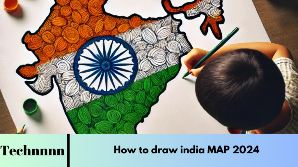 How to draw india MAP How to draw india MAP